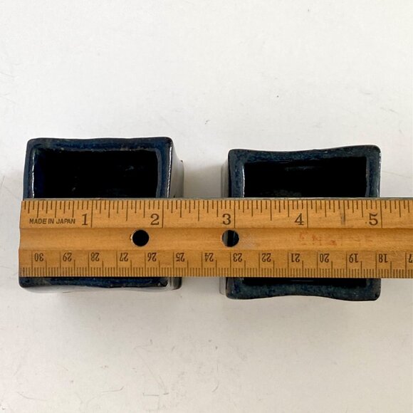 Raku Ceramic Playing Card Votive Candle Holders Heart Spade Diamond Club Set 2 - Picture 13 of 13